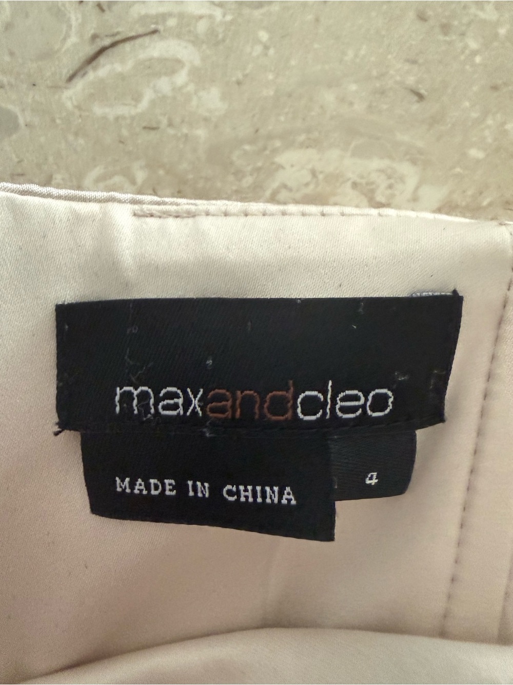 Max & Cleo Brown & Cream Strapless Polka Dot Mini Dress - Picture 3 of 10